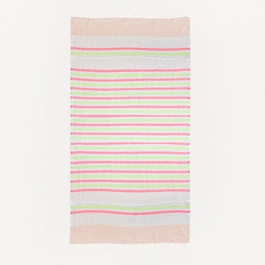 LUX  Beach Towel 100% recycled cotton Pink Granny