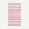 LUX  Beach Towel 100% recycled cotton Red Pink