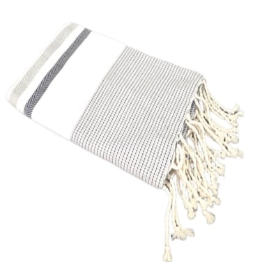 LUX  Beach Towel 100% recycled cotton Grey