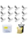 Ayvicco 12 Pack Heavy Duty Chip Bag Clips, 3 Inch Wide Stainless Steel Food Bag Clip, Perfect for Air Tight Seal Grips on Coffee, Food &amp; Bread Bags, Office Kitchen Home Usage (No Sharp Edges)