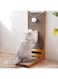 Cat scratch board cardboard corrugated L-type vertical, with fur ball cat toys, to protect the wall, can be placed anywhere