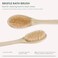 EcoTools Bristle Bath Brush, Soft but Stiff Shower Bristles, Long Bamboo Handle, Gently Exfoliating for Back &amp; Body, Stimulates Blood Circulation, Eco-Friendly, 1 Count