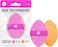 Real Techniques Miracle 2-In-1 Powder Puff Dual-Sided Makeup Blending Puff Reversible Elastic Band For Liquid Cream and Powder 1 Count