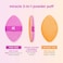 Real Techniques Miracle 2-In-1 Powder Puff Duo Dual-Sided Makeup Blending Puff, Reversible Elastic Band Powder Puff For Liquid, Cream and Powder 2 Count
