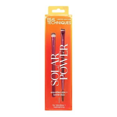 Real Techniques Solar Power Smolder Eye + Brow Duo Makeup Brush Set