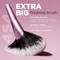 REAL TECHNIQUES Extra Big Finishing Brush, Large Oversized Fan Brush For Powder Bronzer, Highlight, &amp; Contour, Cruelty-Free, Synthetic Bristles 1 Count