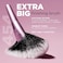 REAL TECHNIQUES Extra Big Finishing Brush, Large Oversized Fan Brush For Powder Bronzer, Highlight, &amp; Contour, Cruelty-Free, Synthetic Bristles 1 Count