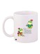 Cartoon Printed Coffee Mug White/Green/Red