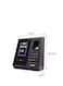 Biomax Bm70w Pro WiFi Face Biometric attendance and Access Machine with inbuilt Battery