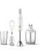 Philips Handblender Daily Collection - 700W, Includes Beaker + XL Chopper + Whisk, White - HR2545/01