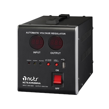 NCTS AVR2000VA Automatic Voltage Regulator 2000VA, input voltage 100-260V,output voltage 110-220V precise protection of over voltage and below voltage