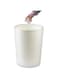 LENND Plastic Small Trash Can Wastebasket, Garbage Container Basket for Bathrooms, Laundry Room, Kitchens, Offices, Kids Rooms, Dorms.