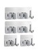 4 PCS Broom Mop Holder Wall Mount Tool Hanger Mop and Broom Grippers No Drill,used for Home Kitchen Bathroom Storage Room Garage Garden Tool Storage Organizer (small size)