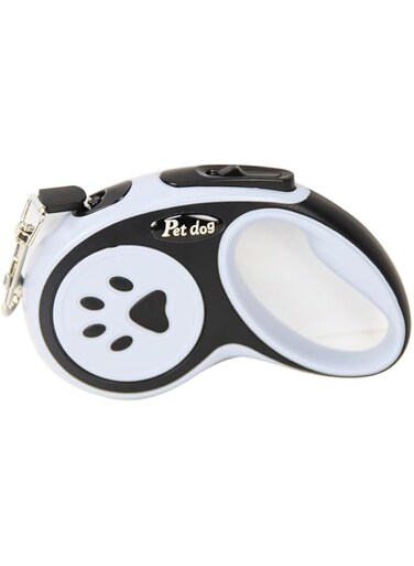 Retractable Pet Leash with One Touch Brake, Anti-tangling, Anti-slip Handle, Multilateral Adjustable Length 16Ft, Suitable for Small and Medium Dogs(Black)