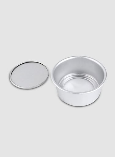 Round Mould Pan Silver 16.5x16.5x7.5cm