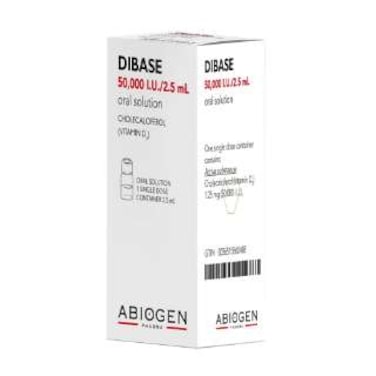 Dibase 50000IU/2.5ml Oral Sol Unit Dose 1Vial