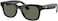 Rayban Meta Wayfarer Sunglasses (Size 50) - Shiny Black / G15 Green (International Version)