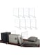 8 pack Storage Shelf Dividers No Installation Tools Required, Adjustable Clear Acrylic Shelf Dividers, Multi-Functional Closet Separator for Organization in Bedroom, Kitchen and Office, Closet Organiz