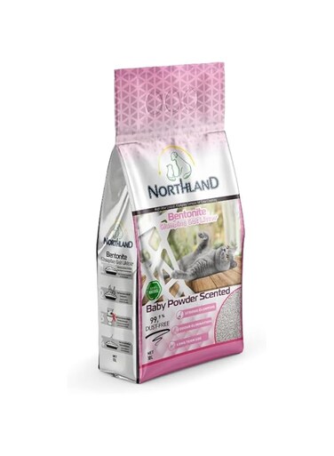 Northland Bentonite Clumping Cat Litter - Baby Powder 10 L