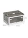 Versatile Foldable Transparent Storage Box for Books and Household Items 47.5 X 28 Cm