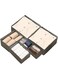 HMK 6pcs Foldable Fabric Clothes Storage Box Set - Modern Drawer Organizer for Underwear, Socks, Bras, Sweaters, Wardrobe, Bedroom, Non-Woven Stackable Storage Solution for Tidy Home