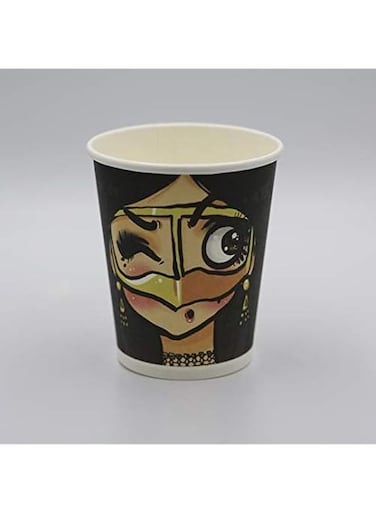 EMMY 25x Paper Cups with Lids