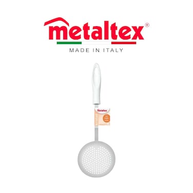 Metaltex Kristall Stainless Steel Skimmer 35cm &ndash; Durable and Efficient Cooking Tool