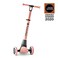 Yvolution Glider NUA 3-Wheel Scooter for Kids &ndash; Ages 3&ndash;10, Adjustable Handlebar, LED Wheels, Arc-Folding System &amp; Extra-Wide Deck