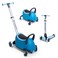 Yvolution LUNA 3-in-1 Scooter Blue &ndash; Toddler to Kid Ride-On &amp; Lean-to-Steer Scooter, Adjustable Handlebar, LED Wheels, StorAge Drawer (101265)