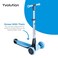 Yvolution LUNA 3-in-1 Scooter Blue &ndash; Toddler to Kid Ride-On &amp; Lean-to-Steer Scooter, Adjustable Handlebar, LED Wheels, StorAge Drawer (101265)