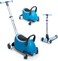 Yvolution LUNA 3-in-1 Scooter Blue &ndash; Toddler to Kid Ride-On &amp; Lean-to-Steer Scooter, Adjustable Handlebar, LED Wheels, StorAge Drawer (101265)
