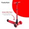 Yvolution LUNA 3-in-1 Scooter Red &ndash; Toddler to Kid Ride-On &amp; Lean-to-Steer Scooter, Adjustable Handlebar, LED Wheels, StorAge Drawer (101266)