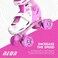 زلاجات Yvolution Neon Combo للأطفال – زلاجات رباعية وداخلية قابلة للتعديل 2 في 1 مع عجلات مضيئة، مناسبة للمبتدئين، لا تحتاج إلى أدوات (مقاس 12-2 أو 3-6 أمريكي)