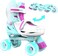 Yvolution Neon Combo Skates for Kids &ndash; 2-in-1 Adjustable Quad &amp; Inline Skates With Light-Up Wheels, Beginner-Friendly, No Tools Needed (12-2 or 3-6 US)
