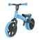 دراجة التوازن Yvolution Velo Junior باللون الأزرق - دراجة توازن للأطفال الصغار من عمر 1.5 إلى 3 سنوات، مقعد ومقود قابلان للتعديل، تحويل من وضع العجلة الخلفية المزدوجة إلى وضع العجلة الواحدة (YT16B2)
