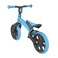 دراجة التوازن Yvolution Velo Junior باللون الأزرق - دراجة توازن للأطفال الصغار من عمر 1.5 إلى 3 سنوات، مقعد ومقود قابلان للتعديل، تحويل من وضع العجلة الخلفية المزدوجة إلى وضع العجلة الواحدة (YT16B2)