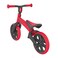 دراجة التوازن Yvolution Velo Junior باللون الأحمر - دراجة توازن للأطفال الصغار من عمر 1.5 إلى 3 سنوات، مقعد ومقود قابلان للتعديل، تحويل من وضع العجلة الخلفية المزدوجة إلى وضع العجلة الخلفية المفردة