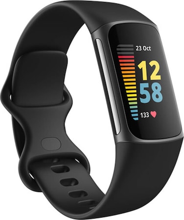 Fitbit Charge 5 Advanced Fitness/Health Tracker - Black (International Version)