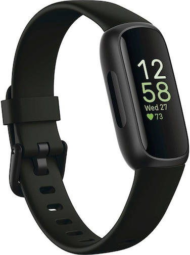 Fitbit Inspire 3 Health &amp; Fitness Tracker with Stress Management - Black / Midnight Zen (International Version)
