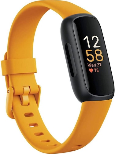 Fitbit Inspire 3 Health &amp; Fitness Tracker - Morning Glow/Black (International Version)