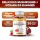 Vitamatic Mushroom Complex Gummies with D3 – Plant-Based Botanical Extract – Pectin-Based, Non-GMO – Herbal Supplement Gummies – 60 Count - 2 Pack (120 Count