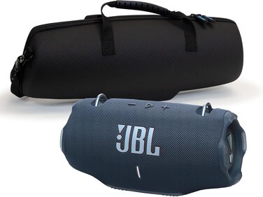 JBL Xtreme 4 Blue Portable Bluetooth Speaker w/Xtriz Hardshell Case Bundle