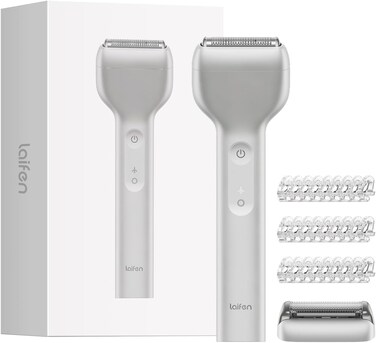 Laifen T1 Pro 1-Blade Electric Shaver, High-Speed 12,000 Cuts - Silver