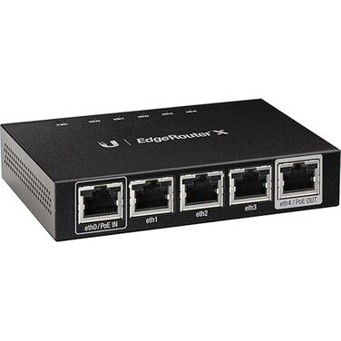 Ubiquiti Edgerouter X - Router - Desktop - Black (ER-X)