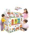 AM ANNA DIY Large Cardboard Coloring Creative Crafts Play House, 2.2 Feet Tall Project Assemble and Paint Educational Toys