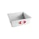 Fat Daddio's Anodized Aluminum Square Cheesecake Pan with Removable Bottom, 8 Inch x 8 Inch x 3 Inch
