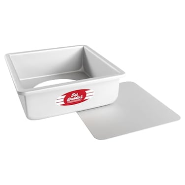 Fat Daddio's Anodized Aluminum Square Cheesecake Pan with Removable Bottom, 8 Inch x 8 Inch x 3 Inch