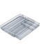 Honey-Can-Do KCH-02163 Steel Mesh 7-Compartment Expandable Utility Drawer Organizer, Silver, Medium