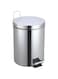 Feelings dustbin 5 Liter Stainless Steel Round Step Dustbin   Stainless Steel Trash Bin   Plastic Bucket Inside Bin   Dustbin for Kitchen, Office, Bathroom, Restaurant