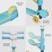 Yvolution Glider 2-in-1 Scooter &ndash; Ride-On &amp; Scooter Convertible for Toddlers, Adjustable Seat &amp; Handlebar, Lean-to-Steer, Blue/Yellow (YT09Q4)